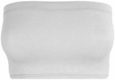 Women's Stretch Bandeau Crop Top (S/M–3XL)