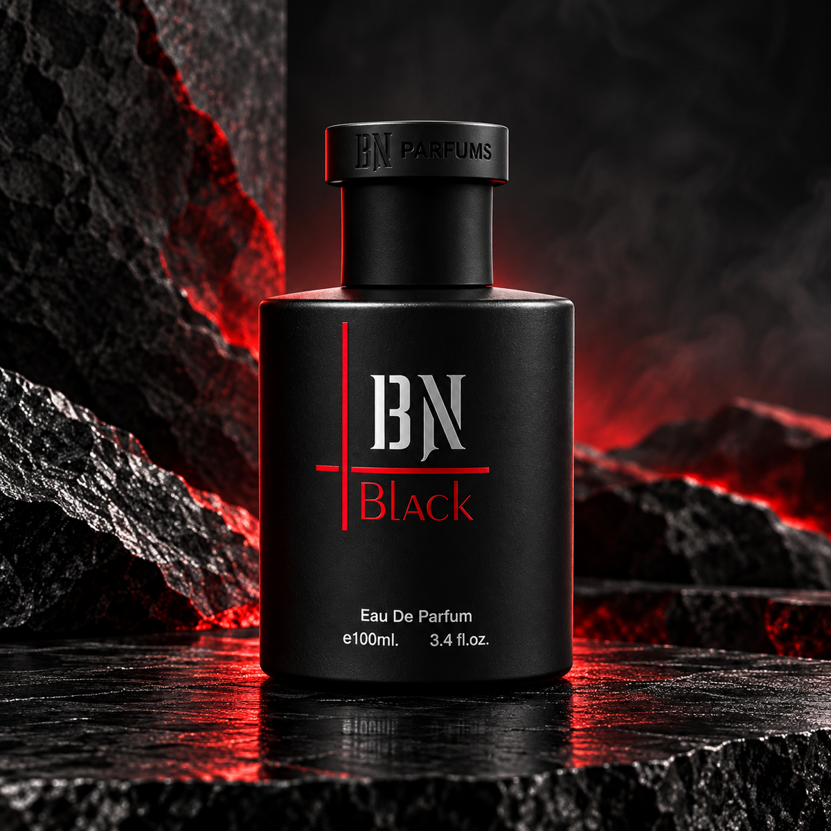 BN Black bottle in an elegant setting