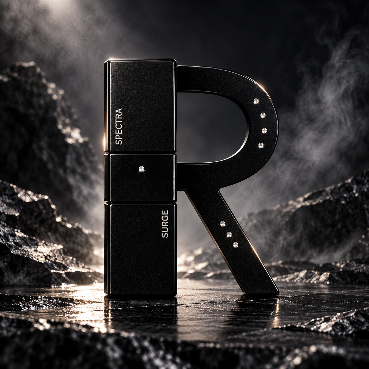 Spectra Surge 100ml by Riiffs bottle in an elegant setting