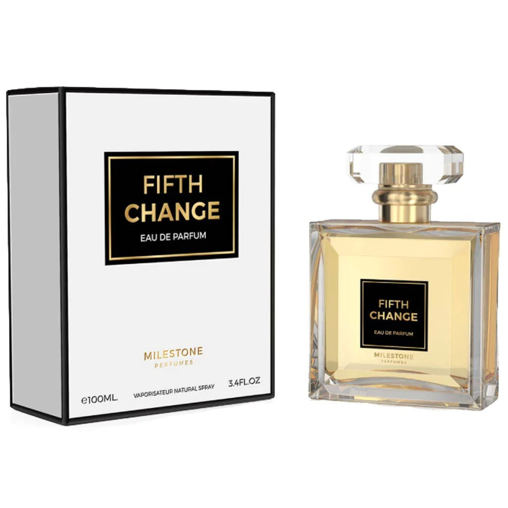 Fifth Change by Milestone Eau de Parfum 100ml bottle and box