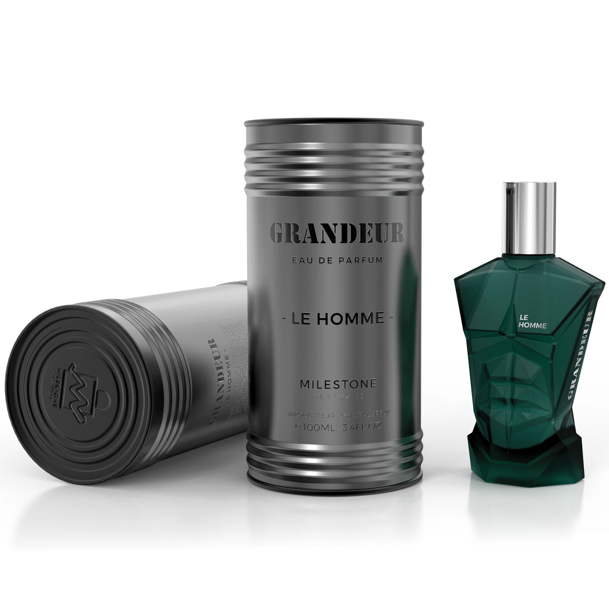 Grandeur Le Homme by Milestone Eau de Parfum 100ml bottle and box
