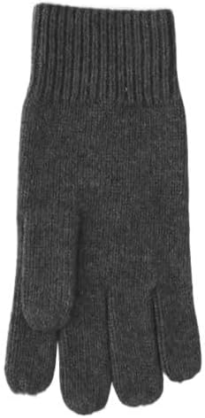 Thermal Gloves For Men For Casual Wear - Knitted Thermal Gloves Men - Soft Wool Knit Thermal Insulated Lining - Warm Gloves One Size - Made In UK