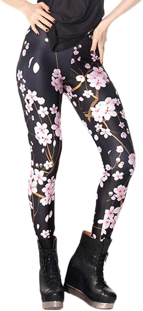 Women’s 3D Graphic Printed Stretch Leggings – High Waist Yoga, Gym & Casual Funky Trousers (Akhnaton Pharaoh Print)