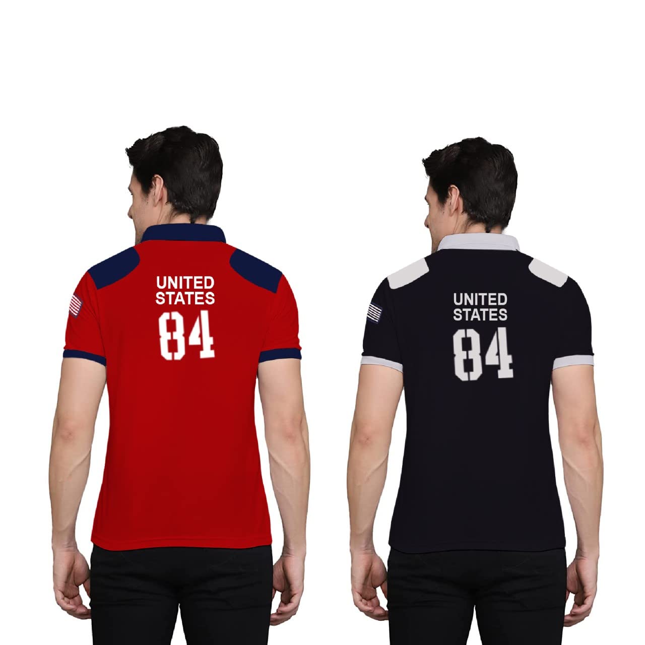 Men’s Polo T Shirt – 100% Cotton Breathable Short Sleeve Casual Polo Shirt for Summer, Office & Everyday Wear