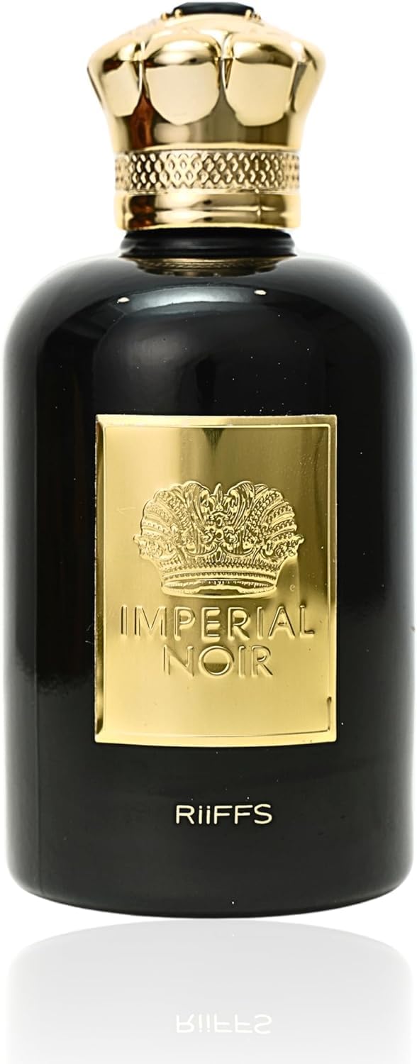 Riiffs Imperial Noir – Dark Luxury Unisex Eau de Parfum | Long-Lasting Warm Spicy & Woody Fragrance | Bold, Sensual Evening Scent for Men & Women