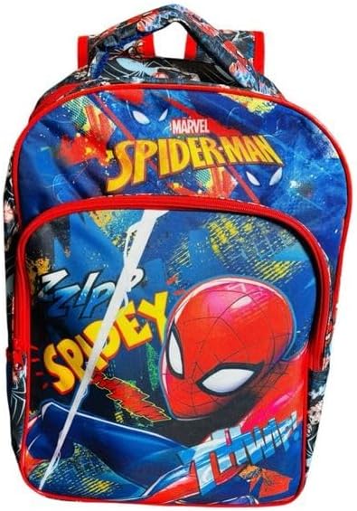 43/45cm Deluxe Kids Backpack - Durable, Lightweight School Bag with Padded Straps & Multiple Pockets - Perfect for Boys & Girls Ages 6-12 (S-Man 43cm)