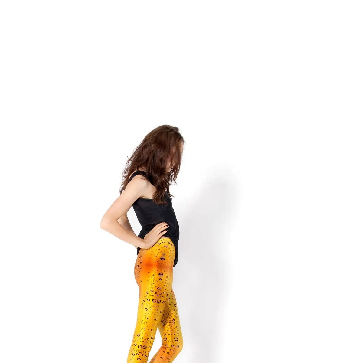 Women’s 3D Graphic Printed Stretch Leggings – High Waist Yoga, Gym & Casual Funky Trousers (Akhnaton Pharaoh Print)
