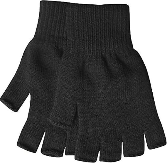 Thermal Gloves For Men For Casual Wear - Knitted Thermal Gloves Men - Soft Wool Knit Thermal Insulated Lining - Warm Gloves One Size - Made In UK