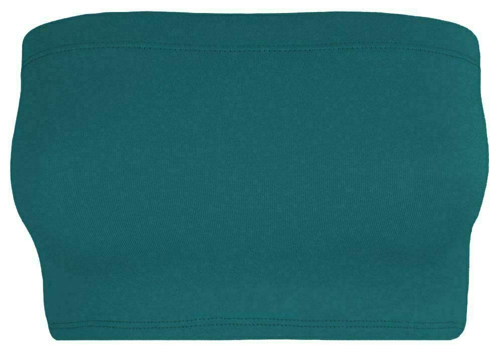 Women Bandeau Bra Crop - Comfortable Strapless Boob Tube for Girls, Women - Sexy Stretchy Wrapped Breast Bra