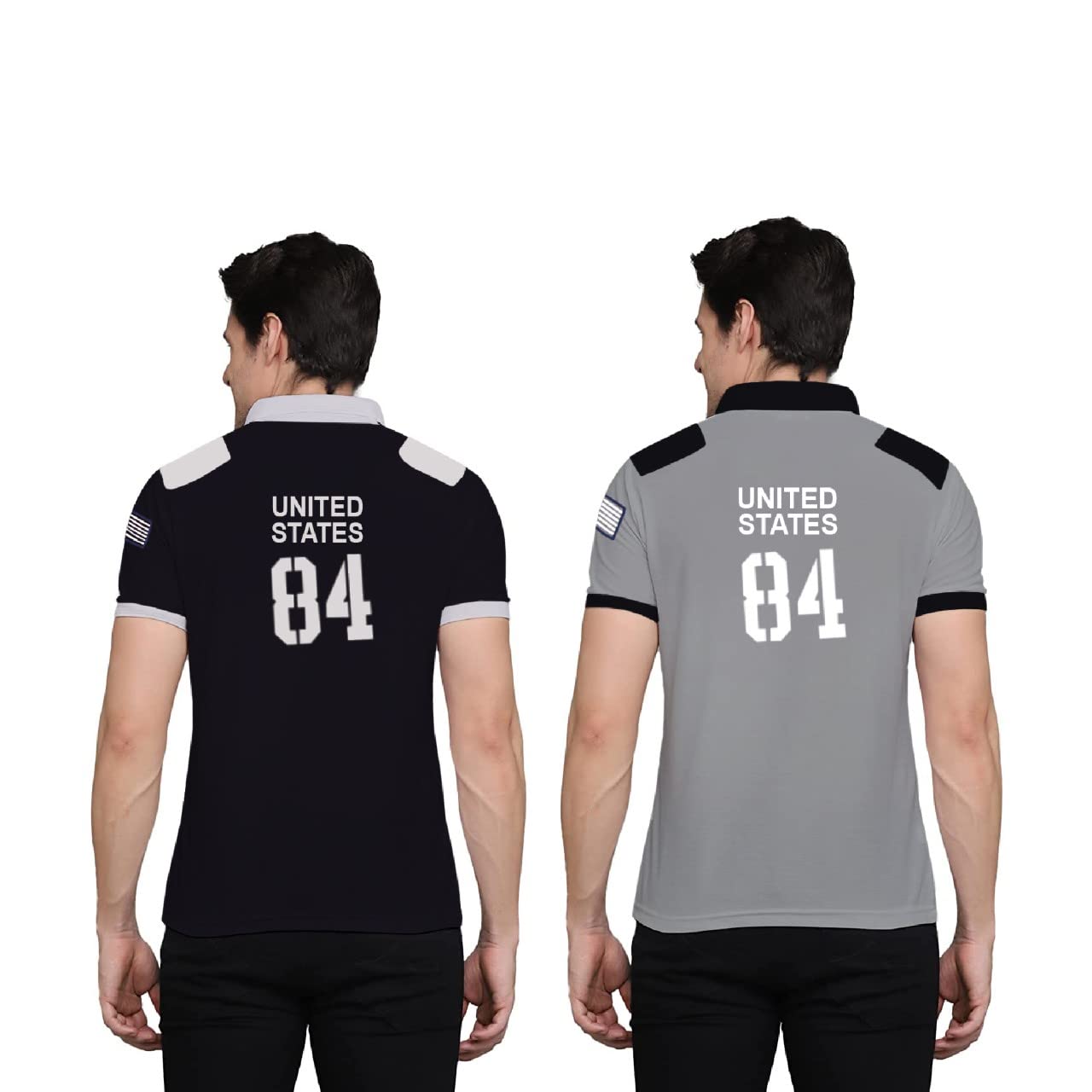 Men’s Polo T Shirt – 100% Cotton Breathable Short Sleeve Casual Polo Shirt for Summer, Office & Everyday Wear
