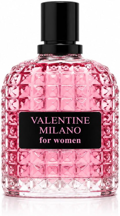 Valentine Milano Women’s Perfume 100ml Eau de Parfum – Long Lasting Floral Fruity Oriental Fragrance for Her