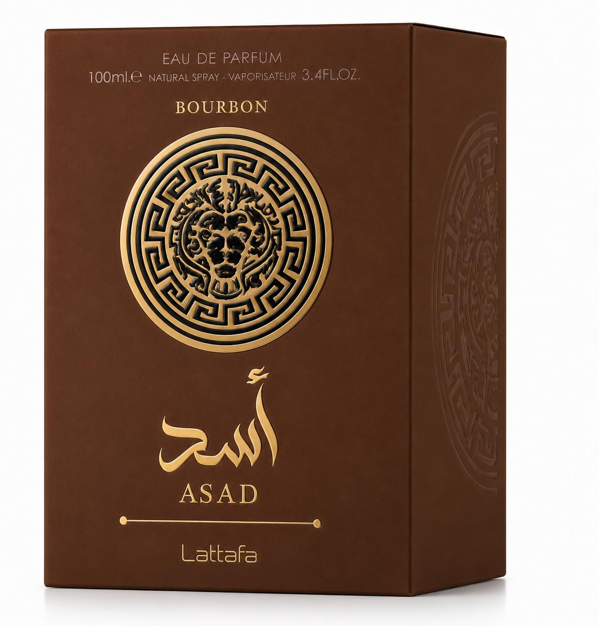 Lattafa Asad Eau de Parfum 100ml – Luxury Arabic Perfume for Men, Long Lasting Spicy Vanilla Amber Fragrance, Strong Projection Designer Style Scent (Asad)