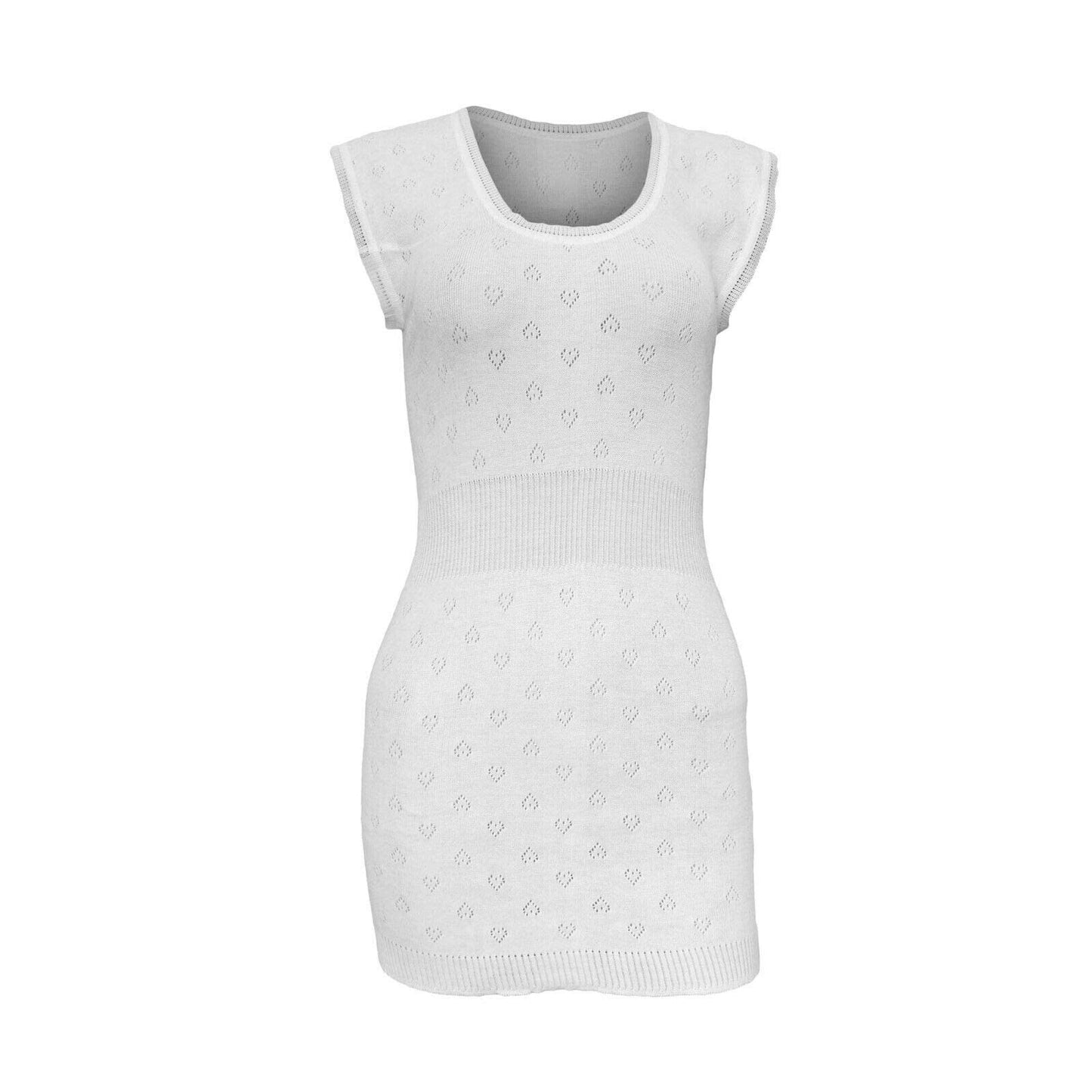 Ladies 100% Cotton Thermal Vest – Women’s Round Neck Sleeveless Underwear Top – Soft Breathable Base Layer (UK Made)