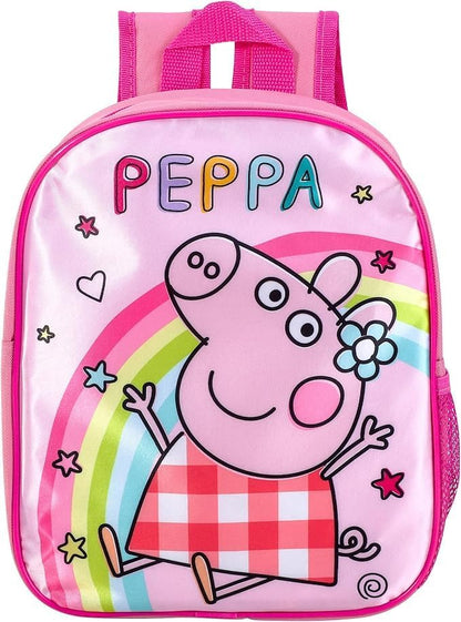 Peppa Pig Premium Backpack for Kids - Girls' Rucksack for Back to School with Adjustable Shoulder Straps -Travel Backpack