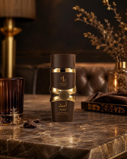 Asad Bourbon By Fragrance Couture Luxury Arabic Perfume for Men 100ml – Long Lasting Oud & Amber Fragrance