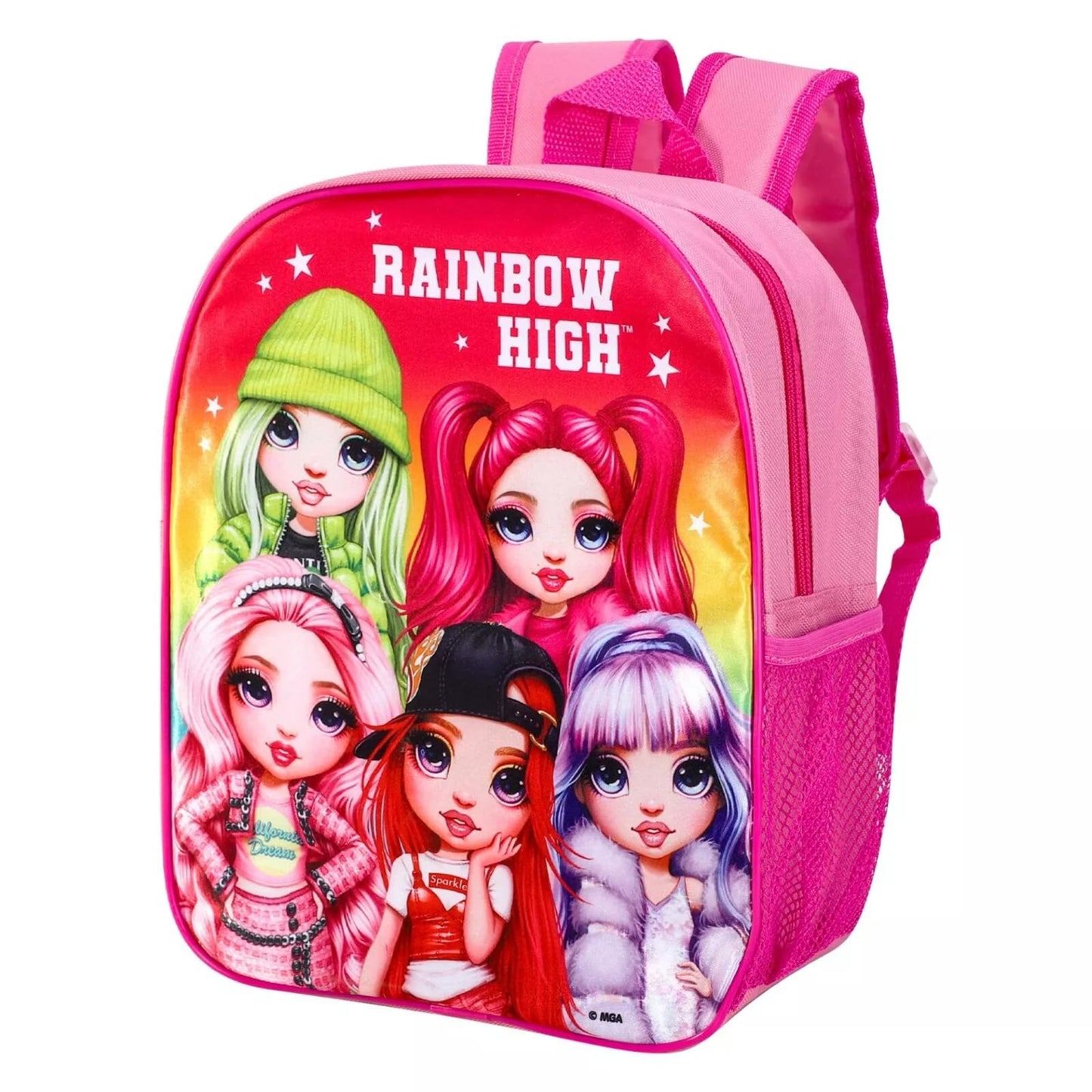 Children Cartoon Official Character Backpack For School - Lightweight Rucksack Travel Backpack Kids - 3D Disney Princess (Princess Vibes) Back Pack