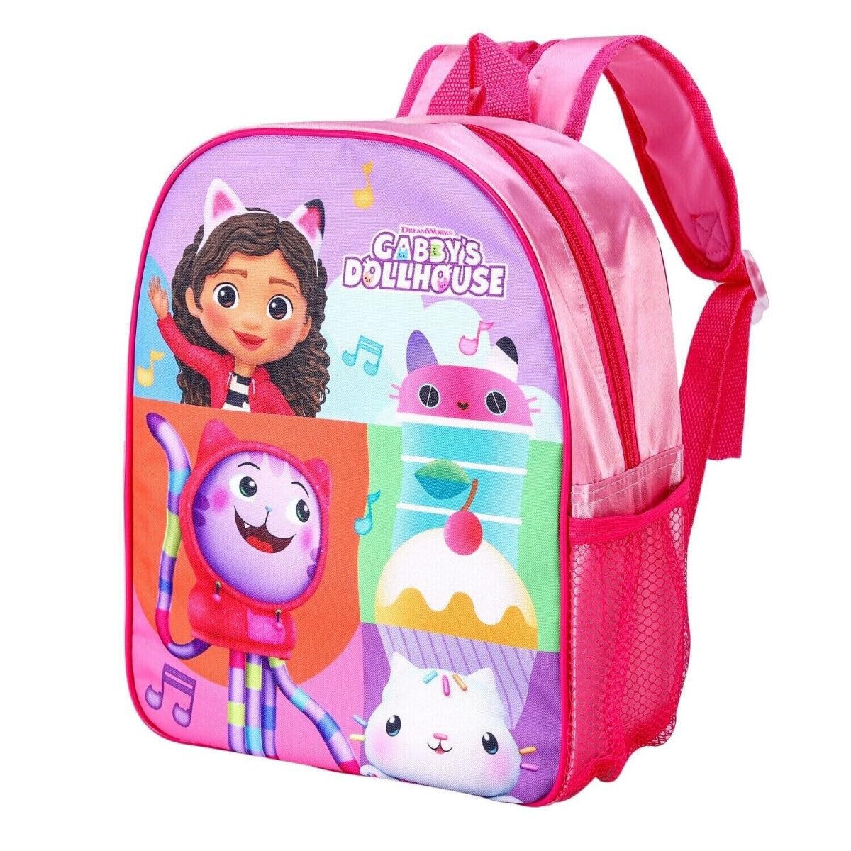 Children Cartoon Official Character Backpack For School - Lightweight Rucksack Travel Backpack Kids - 3D Disney Princess (Princess Vibes) Back Pack