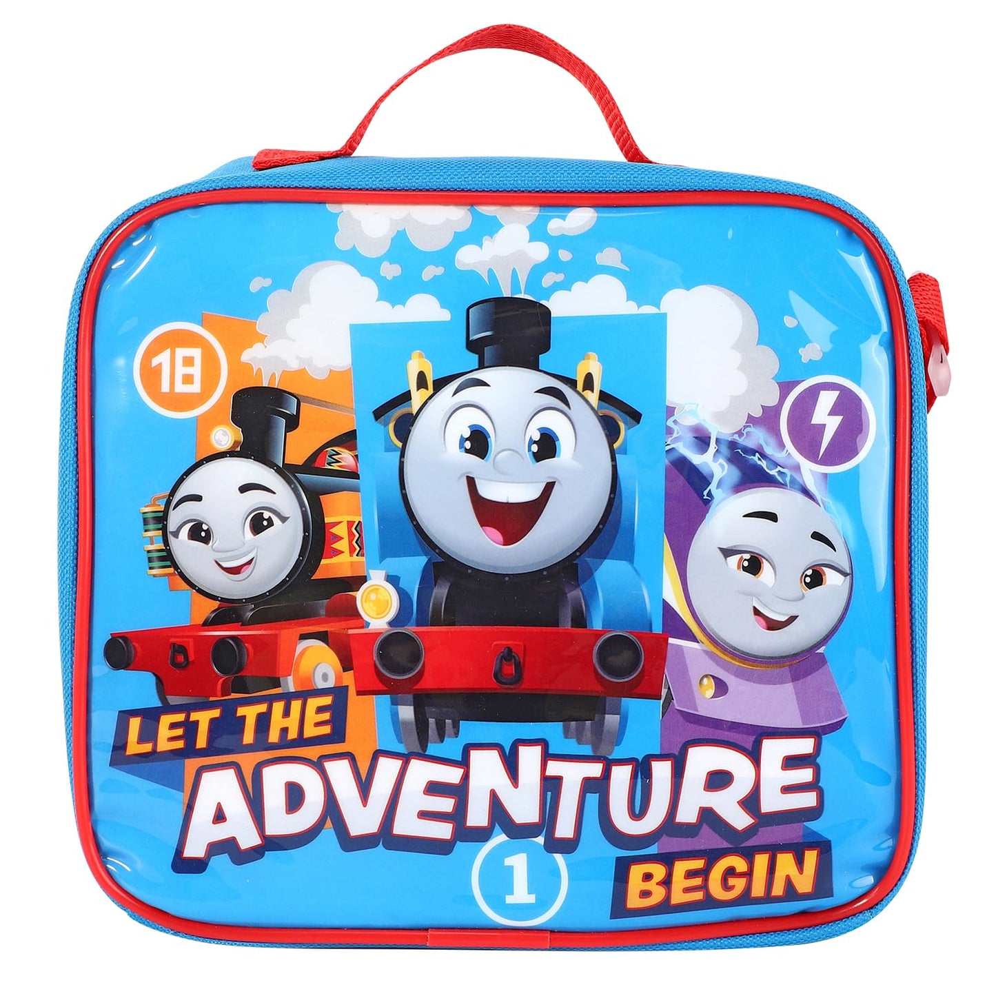Kids Character 3-Piece Lunch Box Set – Insulated Bag, BPA-Free Water Bottle & Snack Box – Durable & Easy to Clean – Ideal for School, Travel & Daycare (Fun Themes for Boys & Girls) (S-Man)