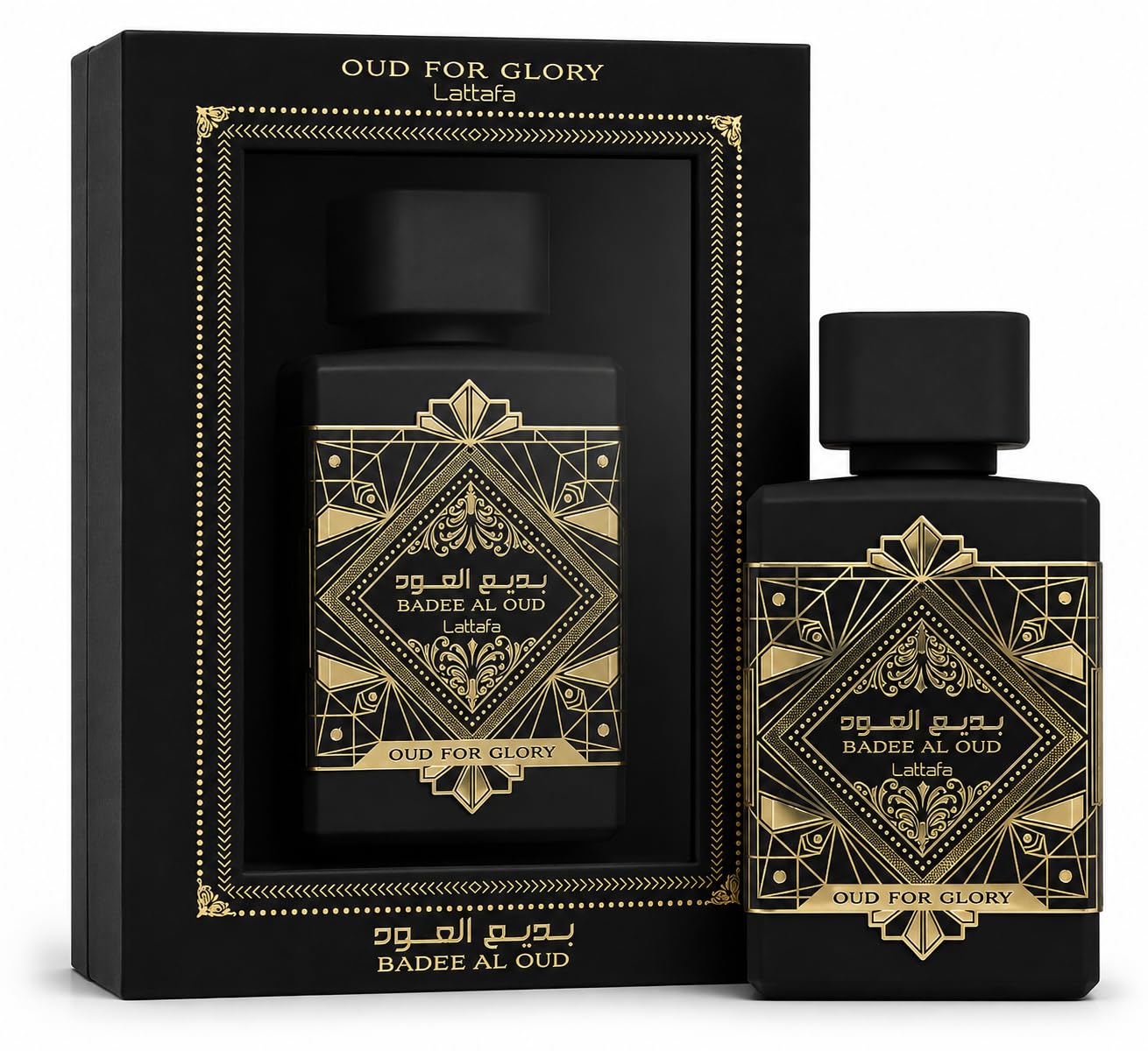 Lattafa Badee Al Oud Eau de Parfum 100ml – Luxury Arabian Oud Perfume for Men & Women, Long Lasting Woody Amber Fragrance, Strong Projection Scent (Amethyst)