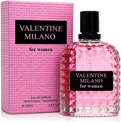 Valentine Milano Women’s Perfume 100ml Eau de Parfum – Long Lasting Floral Fruity Oriental Fragrance for Her