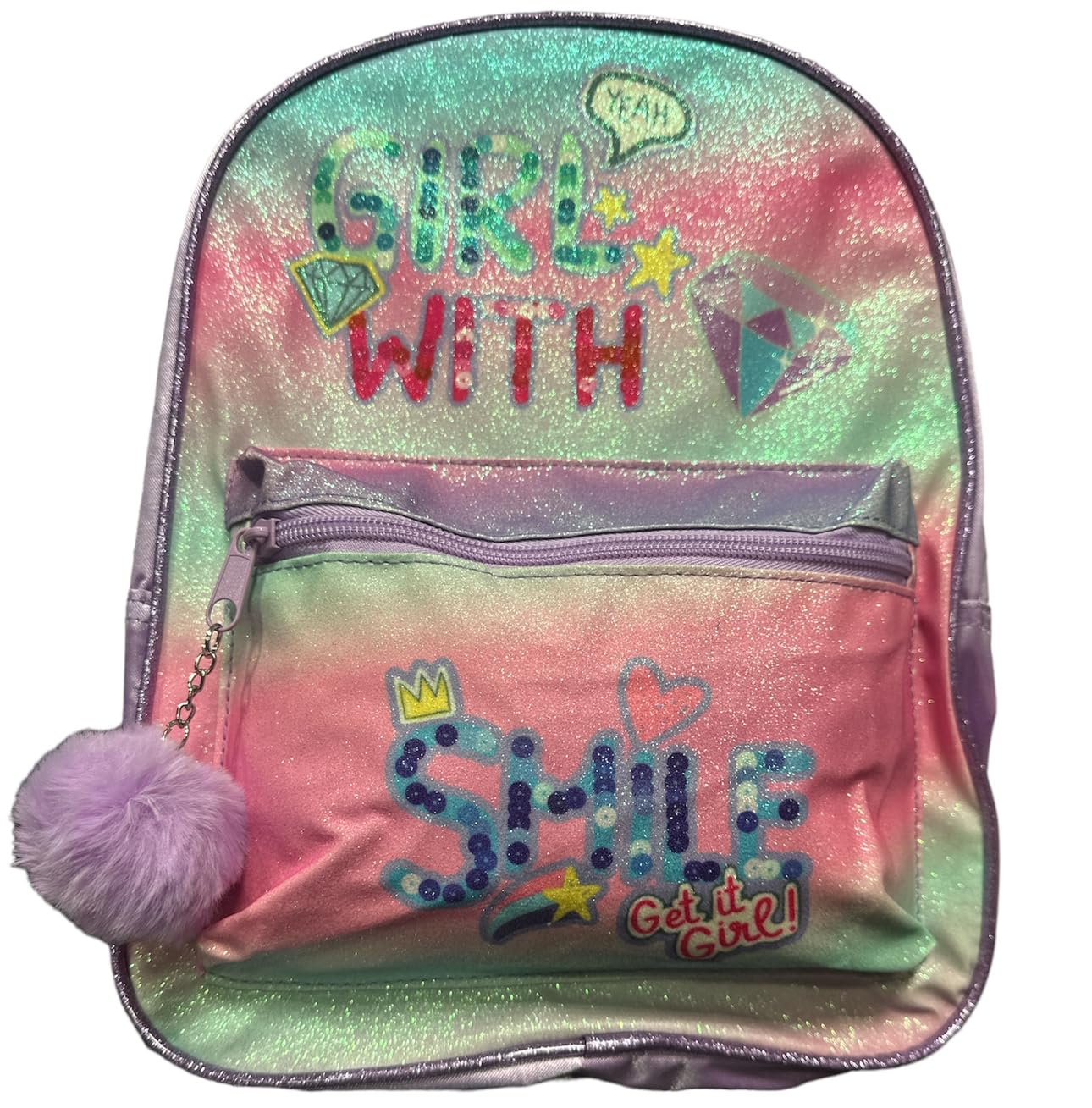 Children Cartoon Official Character Backpack For School - Lightweight Rucksack Travel Backpack Kids - 3D Disney Princess (Princess Vibes) Back Pack