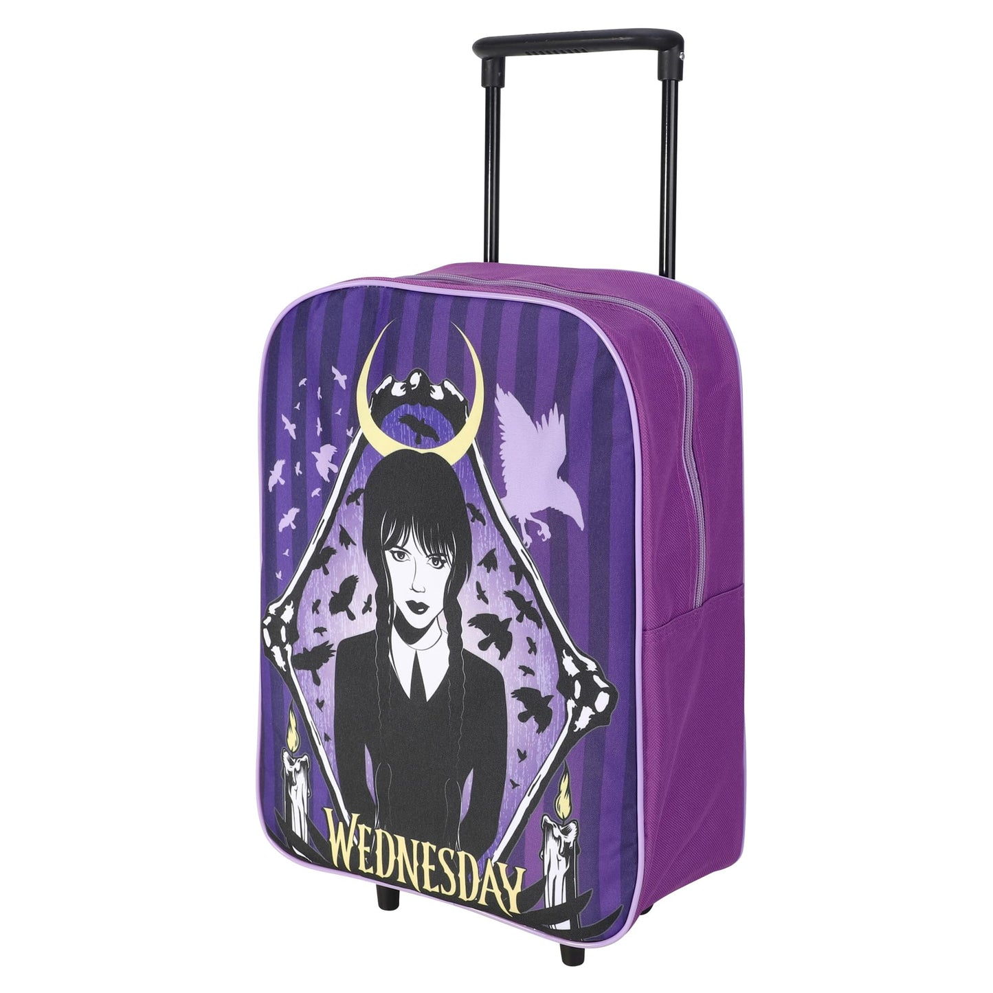 Top Linen Kids Travel Trolley Backpack - Wheeled Suitcase Rucksack Bag - Children Favourite Characters Foldable Carry-on Luggage Carrier Bag - Deluxe Avengers Team Trolley Bag
