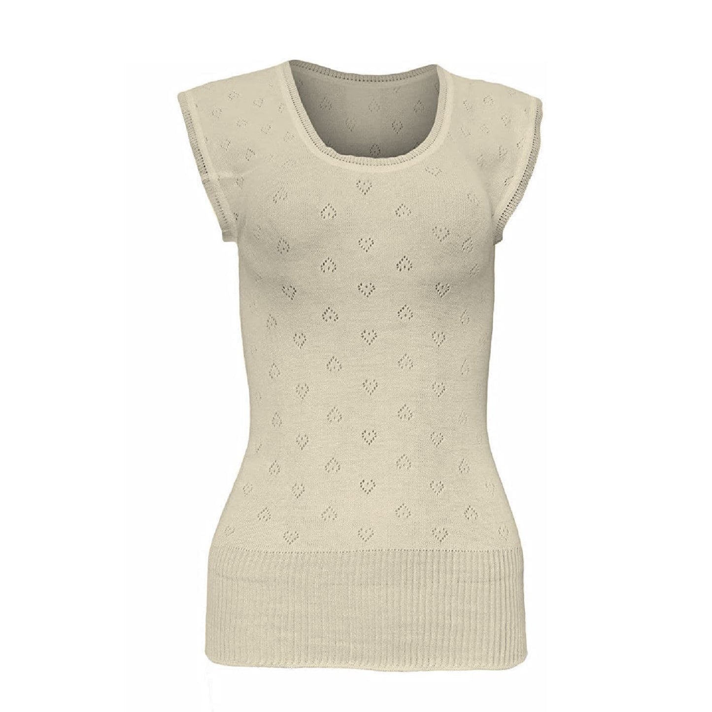 Women’s Thermal Vest Top – Long Sleeve Fleece Lined Base Layer Winter Warm Stretch Top (Round Neck / V Neck)