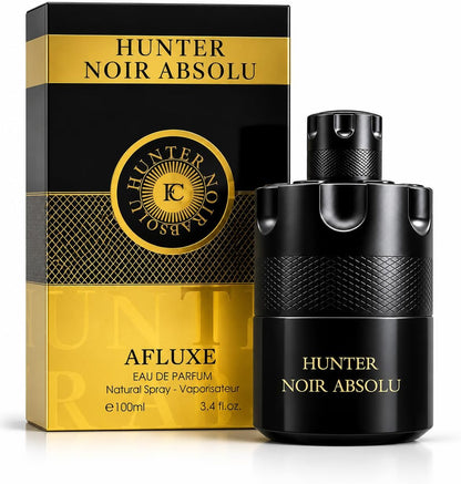 Hunter Noir Absolu Eau de Parfum for Men – Intense Long-Lasting Luxury Fragrance with Woody Amber Notes | Premium Designer Cologne by Fragrance Couture (100ml)