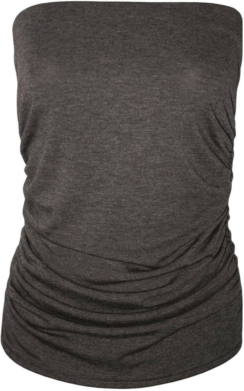 Top Linen Women Bandeau Strapless Boob Tube Top - Sexy Stretchy Off Shoulder Layering Wrapped Breast Bra Crop Tube Vest - Made in UK
