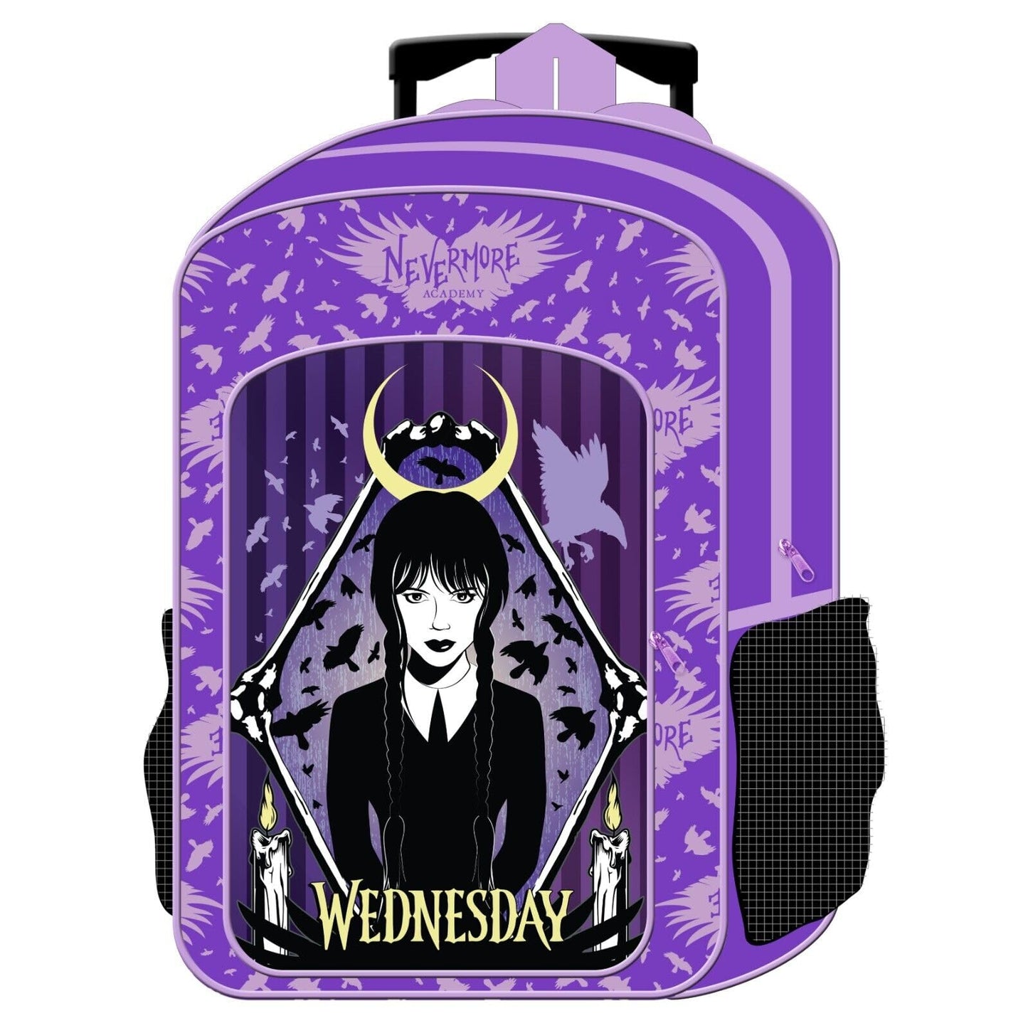 Top Linen Kids Travel Trolley Backpack - Wheeled Suitcase Rucksack Bag - Children Favourite Characters Foldable Carry-on Luggage Carrier Bag - Deluxe Avengers Team Trolley Bag
