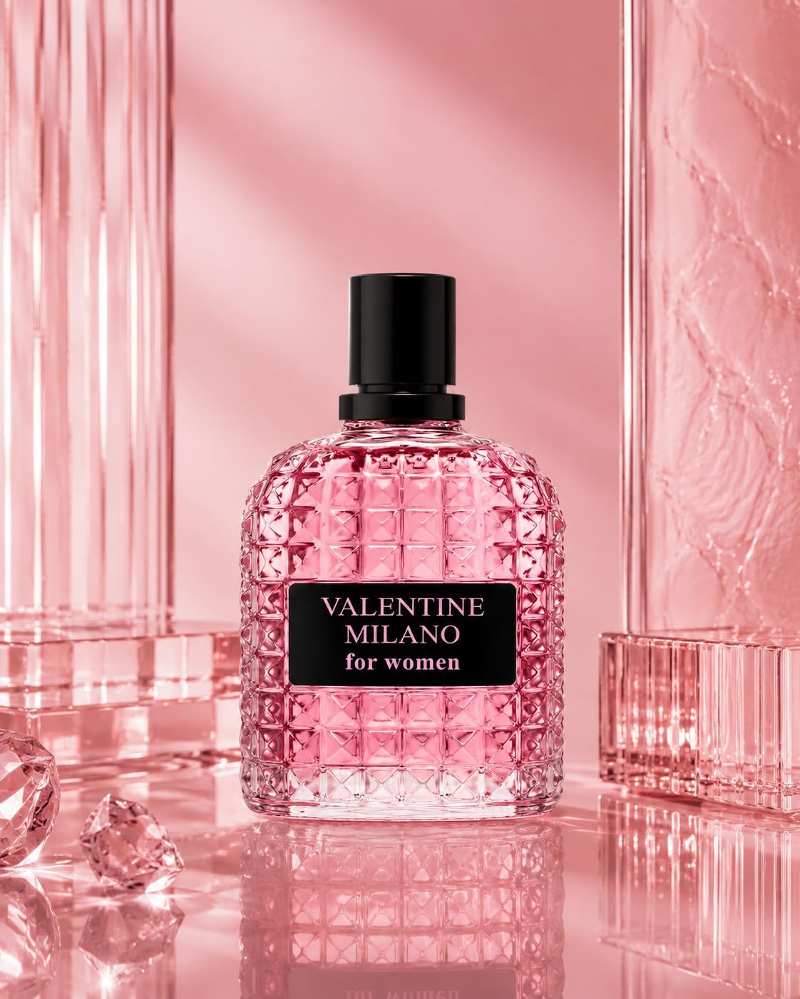Valentine Milano Women’s Perfume 100ml Eau de Parfum – Long Lasting Floral Fruity Oriental Fragrance for Her