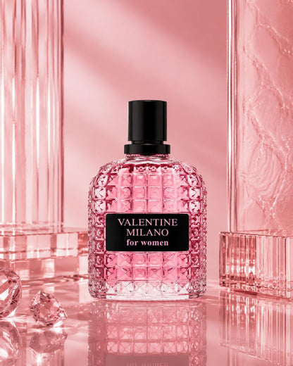 Valentine Milano Women’s Perfume 100ml Eau de Parfum – Long Lasting Floral Fruity Oriental Fragrance for Her