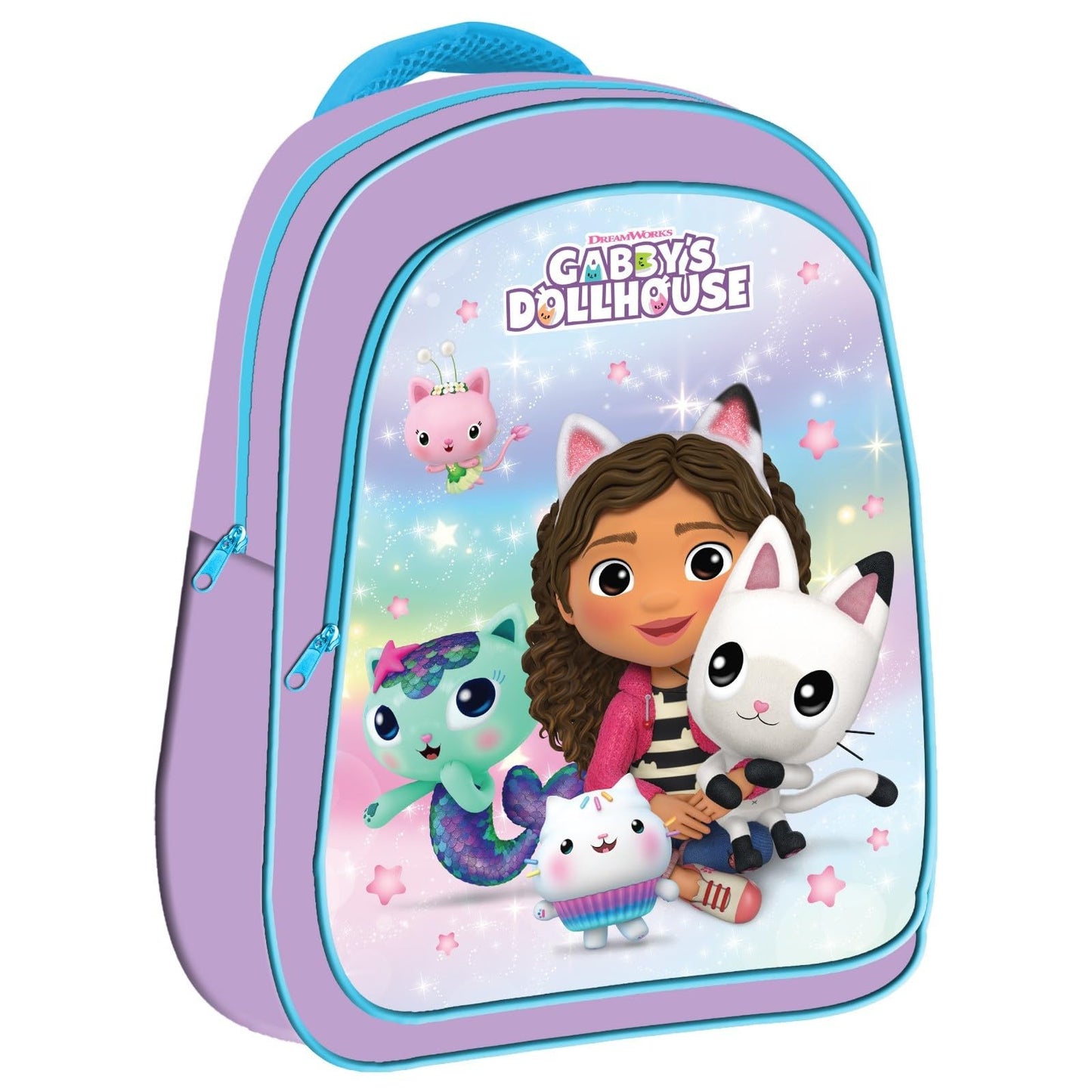 Children Cartoon Official Character Backpack For School - Lightweight Rucksack Travel Backpack Kids - 3D Disney Princess (Princess Vibes) Back Pack