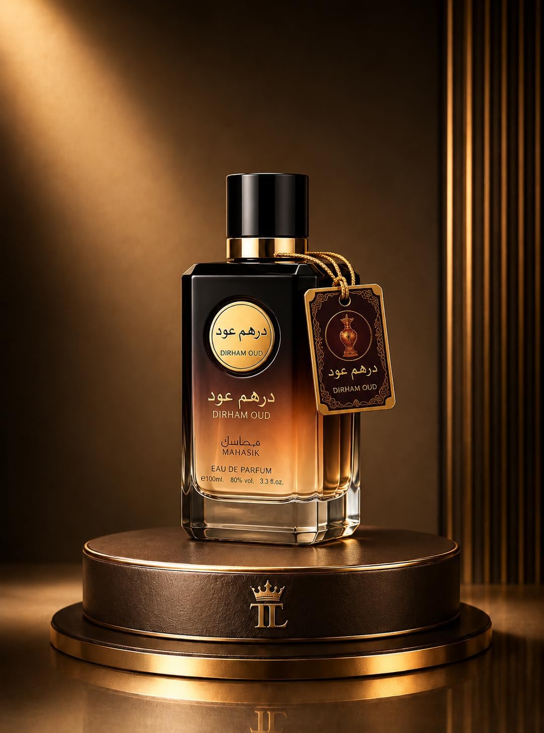Dirham Oud Eau de Parfum 100ml – Luxury Arabic Oud Perfume – Long Lasting Oriental Woody Fragrance for Men & Women