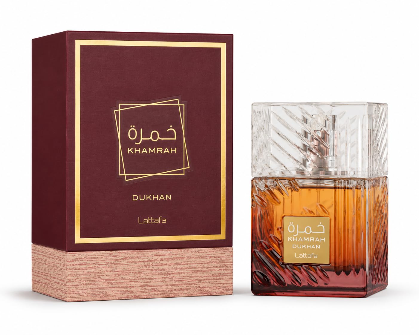 Lattafa Khamrah Eau de Parfum 100ml – Luxurious Long-Lasting Fragrance with Warm Spicy & Sweet Notes | Premium Unisex Perfume | Elegant Gift-Ready Bottle (Khamrah)