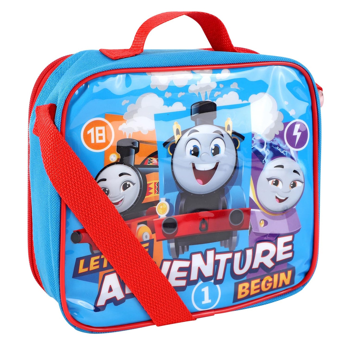 Kids Character 3-Piece Lunch Box Set – Insulated Bag, BPA-Free Water Bottle & Snack Box – Durable & Easy to Clean – Ideal for School, Travel & Daycare (Fun Themes for Boys & Girls) (S-Man)