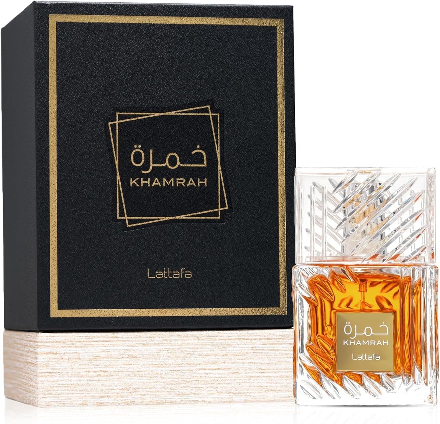 Lattafa Khamrah Eau de Parfum 100ml – Luxurious Long-Lasting Fragrance with Warm Spicy & Sweet Notes | Premium Unisex Perfume | Elegant Gift-Ready Bottle (Khamrah)
