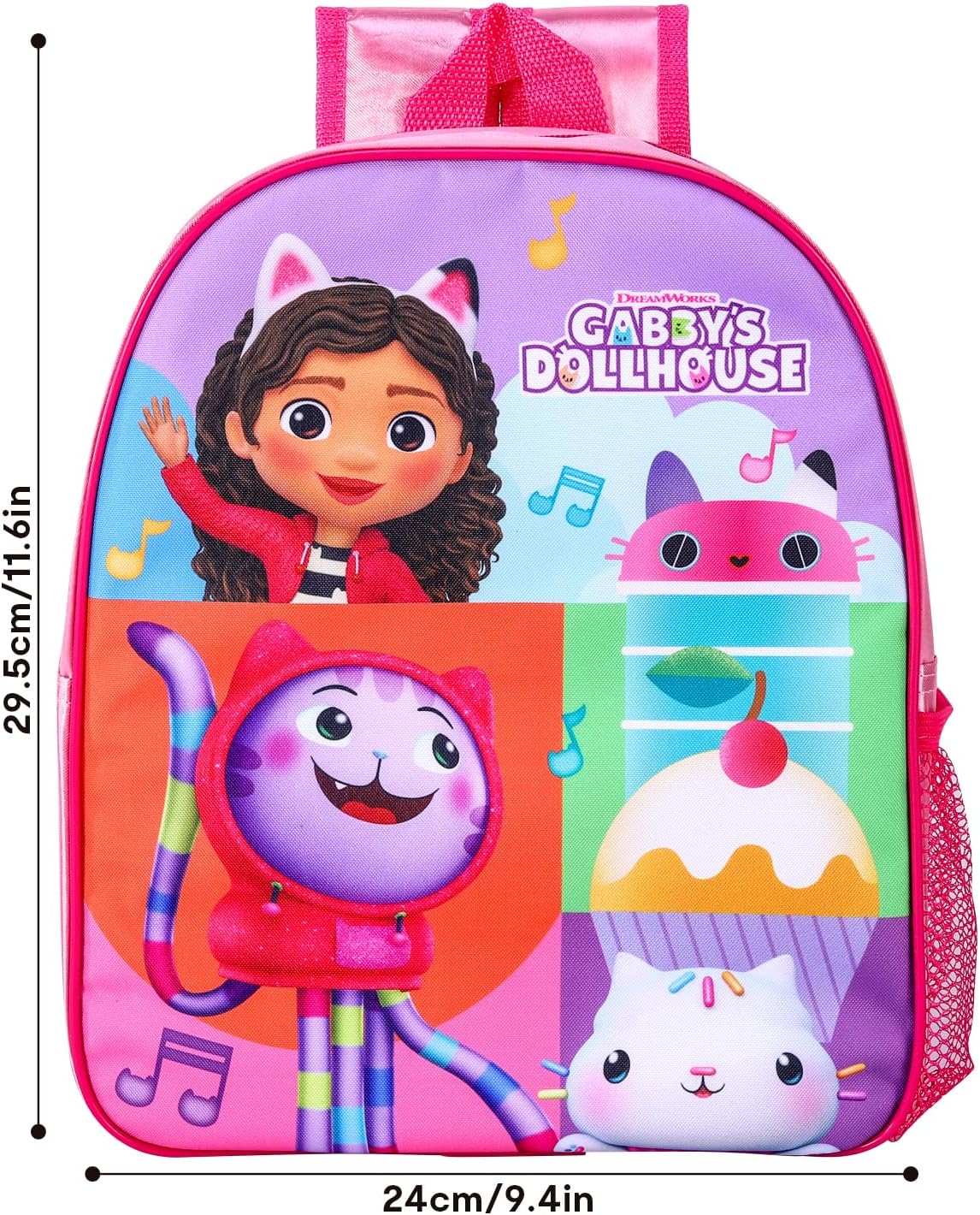 Gabby's Dollhouse Backpack Rucksack Girls School Backpack Travel Bag 30cm
