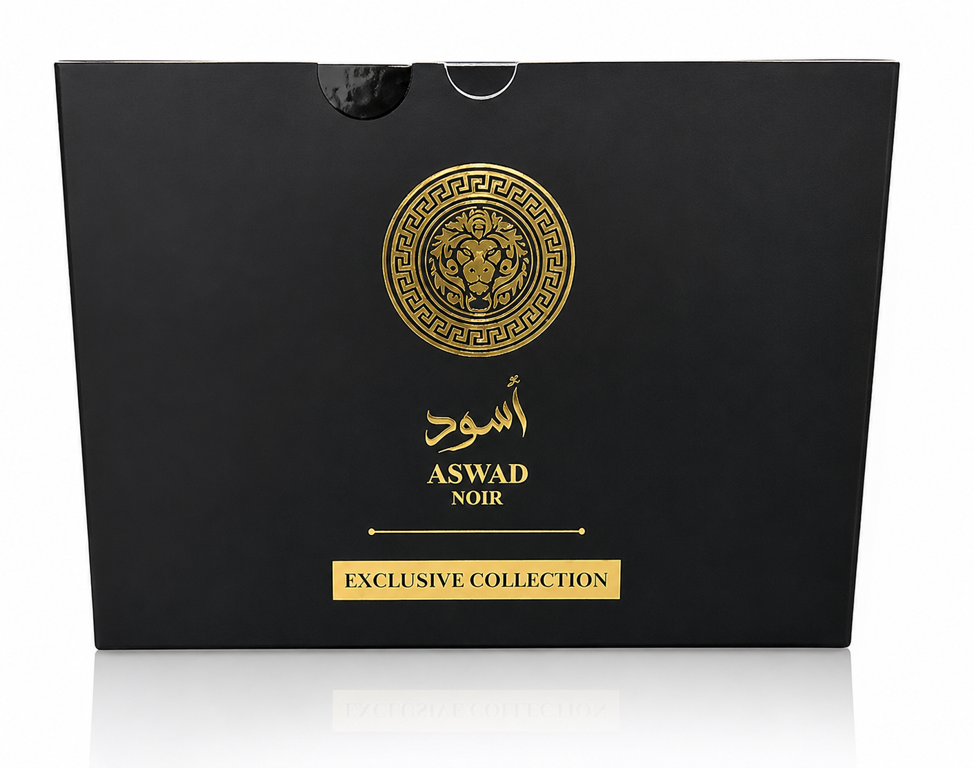ASWAD NOIR Men’s Luxury Arabic Fragrance Gift Set – 3 Piece Collection (Eau de Parfum, Shower Gel & Body Lotion) – Oud, Amber & Woody Notes – Premium Black Gift Box for Him