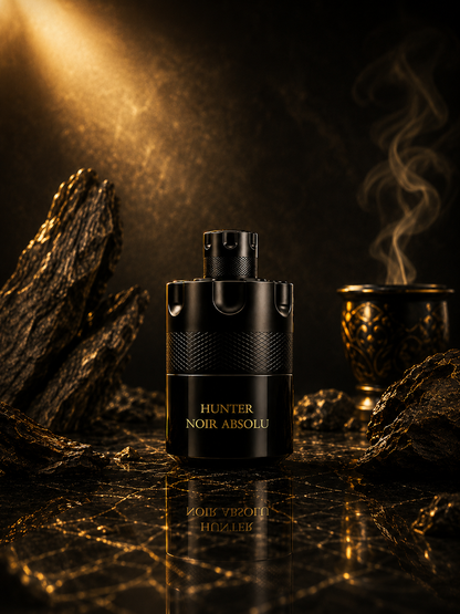 Hunter Noir Absolu Eau de Parfum for Men – Intense Long-Lasting Luxury Fragrance with Woody Amber Notes | Premium Designer Cologne by Fragrance Couture (100ml)