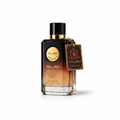 Dirham Oud Eau de Parfum 100ml – Luxury Arabic Oud Perfume – Long Lasting Oriental Woody Fragrance for Men & Women