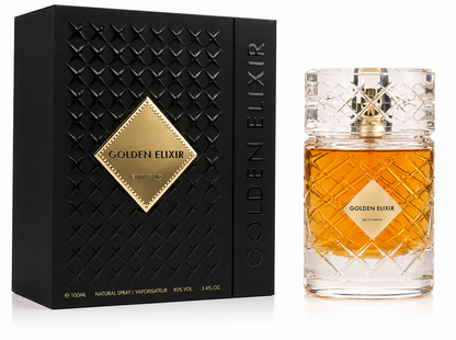 Riiffs Golden Elixir Luxury Arabic Perfume 100ml – Long Lasting Oud & Amber Fragrance for Women