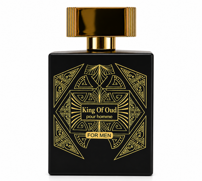 King of Oud Eau de Parfum 100ml – Luxury Arabic Oud Perfume for Men – Long Lasting Oriental Woody Fragrance