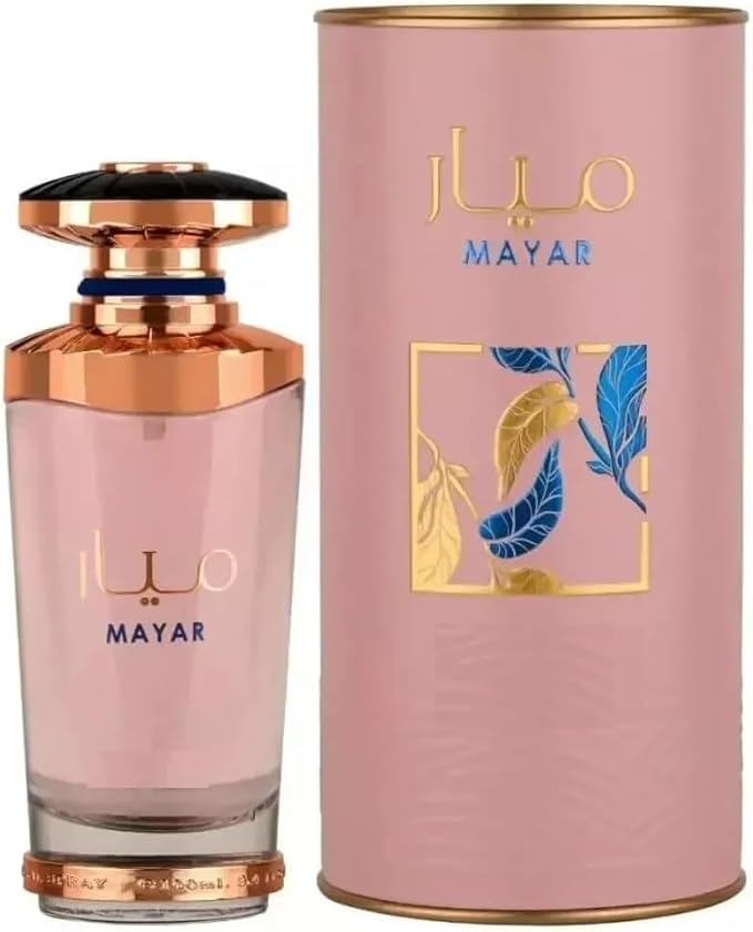 Lattafa Mayar Eau de Parfum – Fresh Fruity Floral Unisex Fragrance | Long-Lasting Light Sweet & Musky Perfume | Everyday Elegant Scent (Mayar)