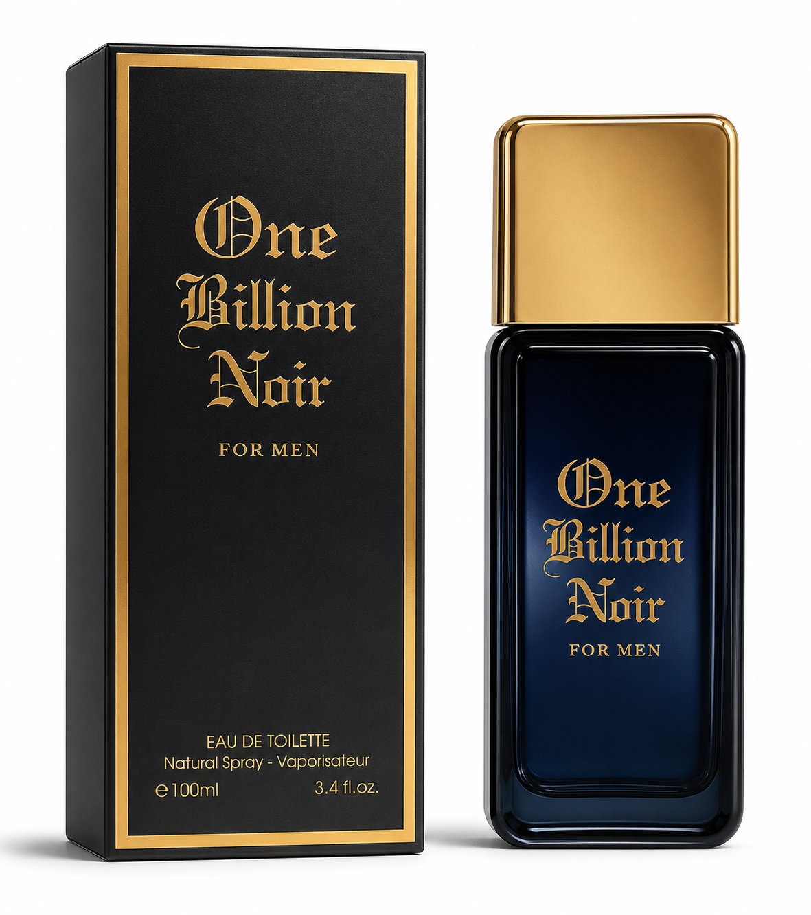 One Billion Noir for Men Eau De Parfum 100ml – Long Lasting Masculine Fragrance