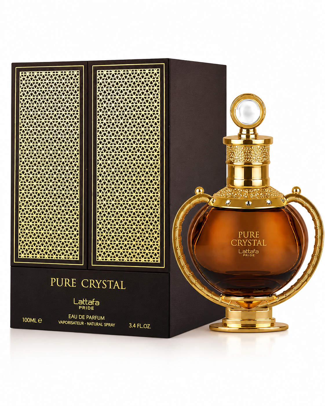 Lattafa Pure Crystal Eau De Parfum 100ml – Luxury Long Lasting Fragrance for Men & Women