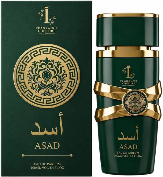 Asad Green 100ml bottle and packaging
