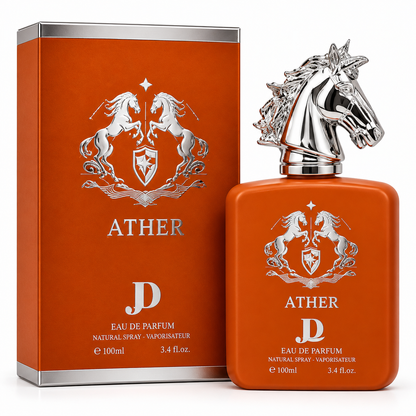 Ather Eau de Parfum 100ml by JD Collections box and bottle
