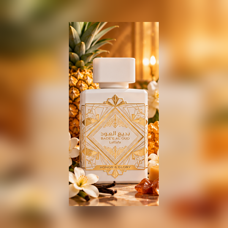 Badee Al Oud honor glory luxury background illustration