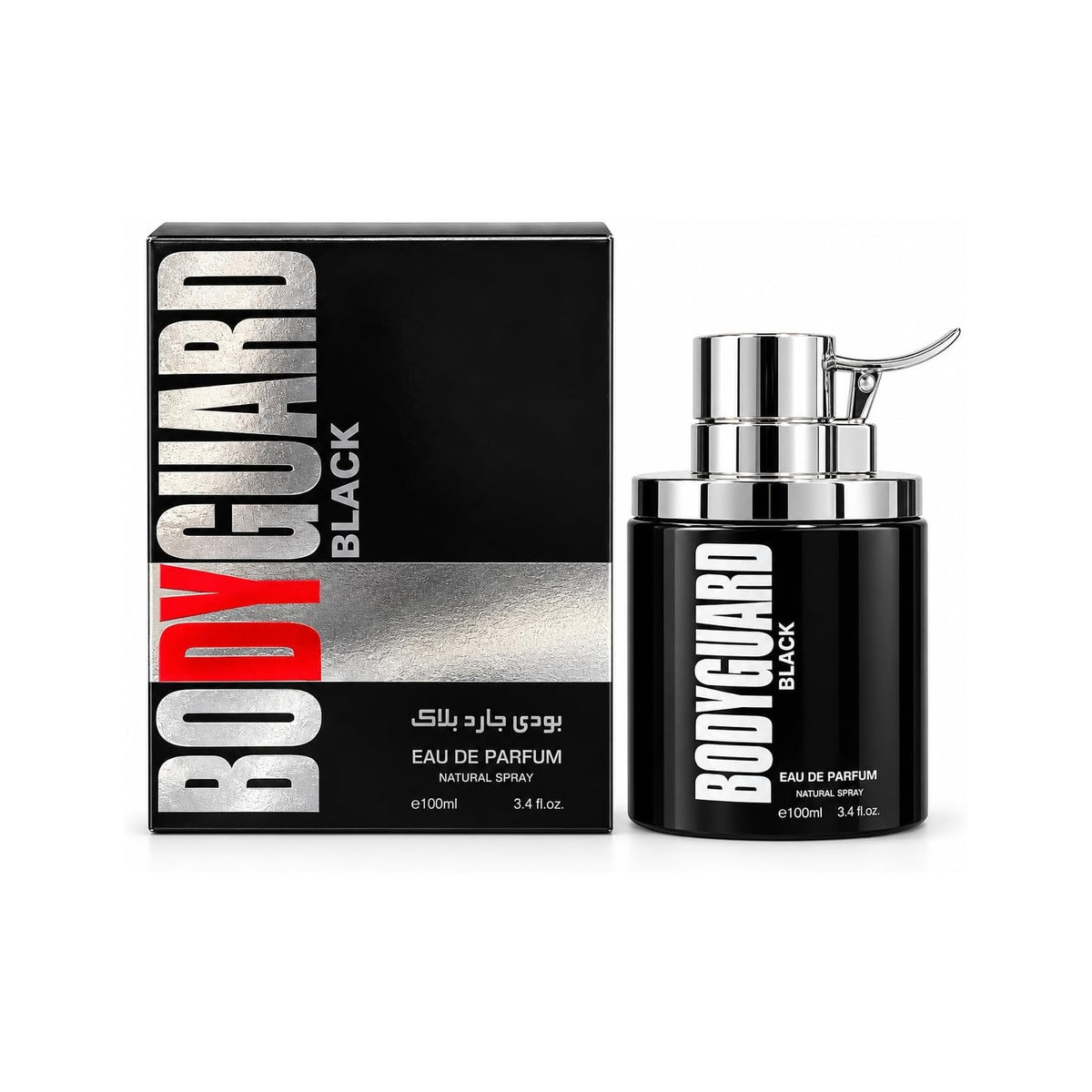 Bodyguard Black Eau de Parfum 100ml box and bottle